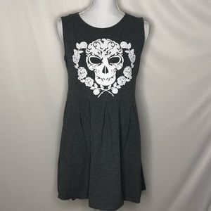 H&M Divided Skull Skater Dress